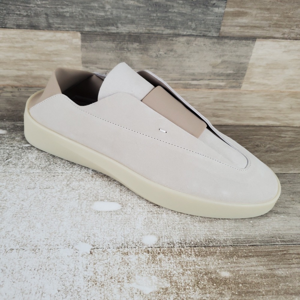 Wolf & Shepherd Cruise Ace Shoes Womens Sz 9 Vanilla Leather Slip On Sneakers
